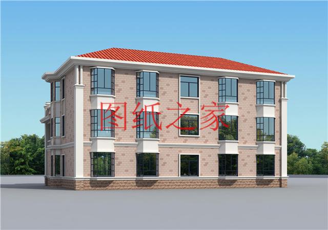 分享5套三層雙拼別墅設計圖，兄弟倆齊心協力建別墅！