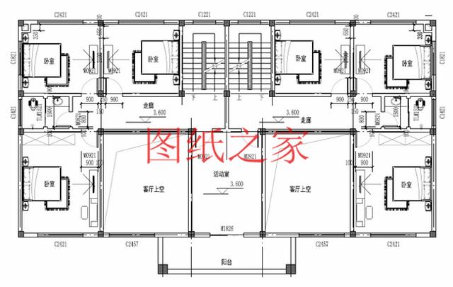 分享5套三層雙拼別墅設計圖，兄弟倆齊心協力建別墅！