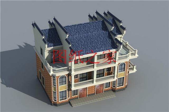 分享5套三層雙拼別墅設計圖，兄弟倆齊心協力建別墅！