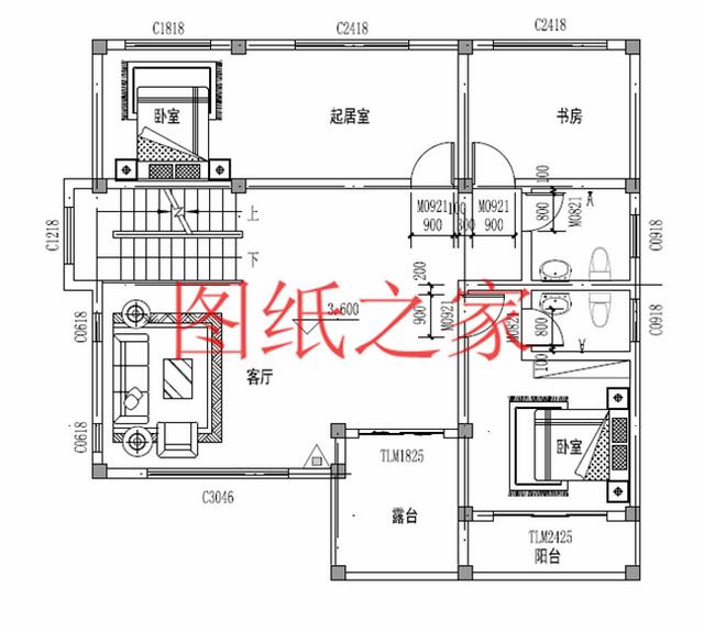 小戶型四層別墅圖，占地110平米左右，小巧精致、簡單大氣！