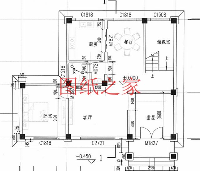 30萬三層別墅設計圖，100平米的方正戶型，舒適宜居、美觀大氣！