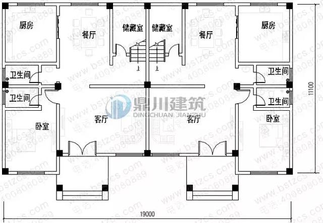 8套雙拼別墅設計圖，兄弟別墅這樣建，氣派實用有面子。