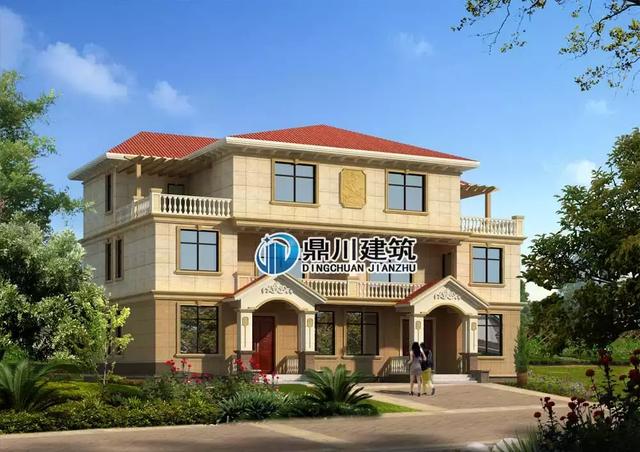 8套雙拼別墅設計圖，兄弟別墅這樣建，氣派實用有面子。