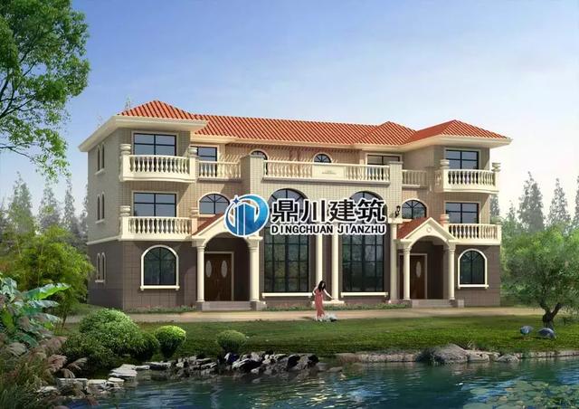 8套雙拼別墅設計圖，兄弟別墅這樣建，氣派實用有面子。