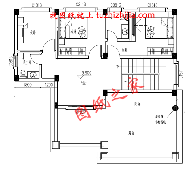 美觀三層半農(nóng)村自建房圖片，大家都喜歡的溫馨住宅！