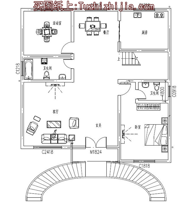 美觀三層半農(nóng)村自建房圖片，大家都喜歡的溫馨住宅！