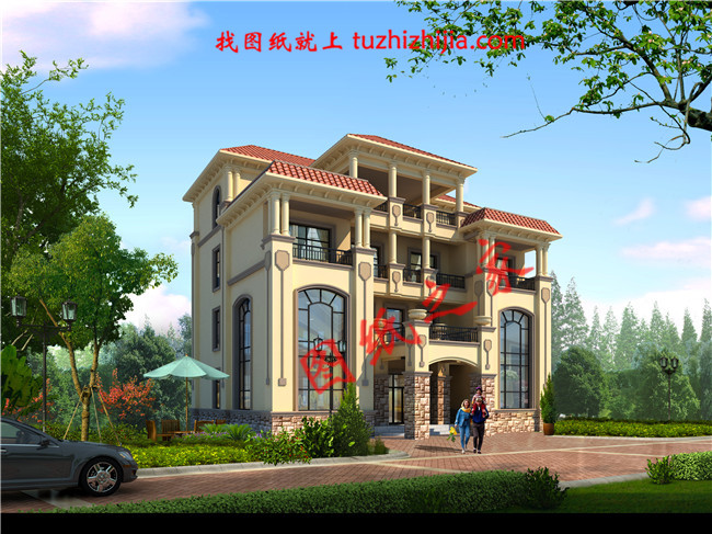 美觀三層半農(nóng)村自建房圖片，大家都喜歡的溫馨住宅！