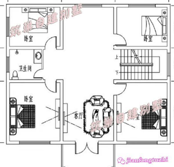 農村二層自建房，造價25萬120平米，經典戶型完美設計！