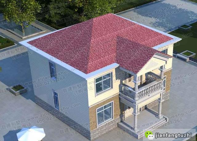 農村二層自建房，造價25萬120平米，經典戶型完美設計！