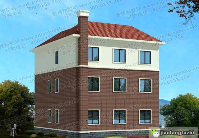 11×12米三層帶車庫別墅設計圖，框架結構，大氣實用！