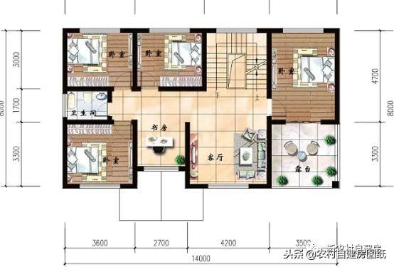 三層別墅設(shè)計(jì)圖，帶車庫主體25萬起，值不值你說了算！