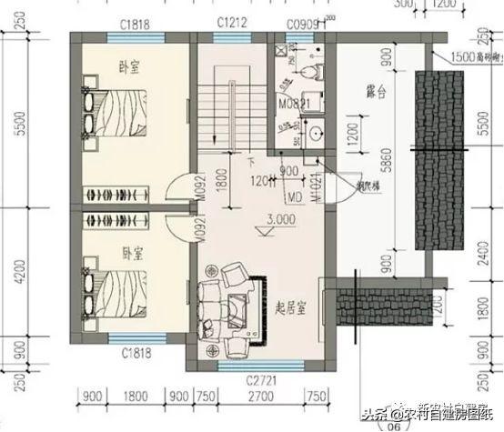 3款中式帶院別墅設(shè)計圖，你與世外桃源就差一個庭院！