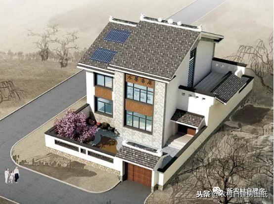 3款中式帶院別墅設(shè)計圖，你與世外桃源就差一個庭院！