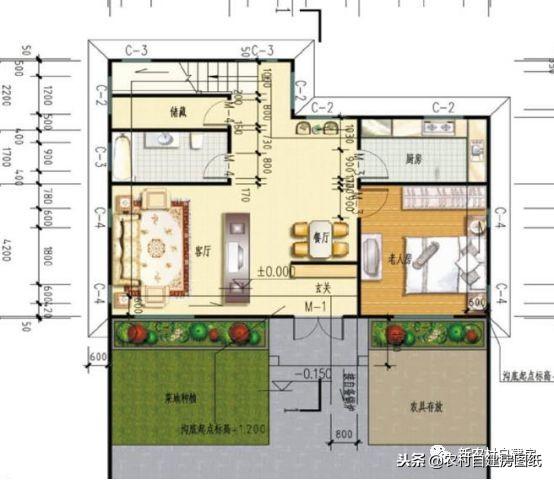 3款中式帶院別墅設(shè)計圖，你與世外桃源就差一個庭院！