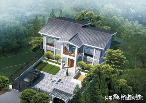 3款中式帶院別墅設(shè)計圖，你與世外桃源就差一個庭院！