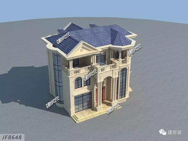 高貴氣派的別墅設計圖，建一棟在村里，全村人關注的焦點。