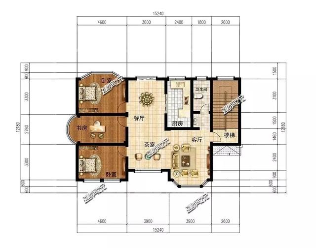 高貴氣派的別墅設計圖，建一棟在村里，全村人關注的焦點。