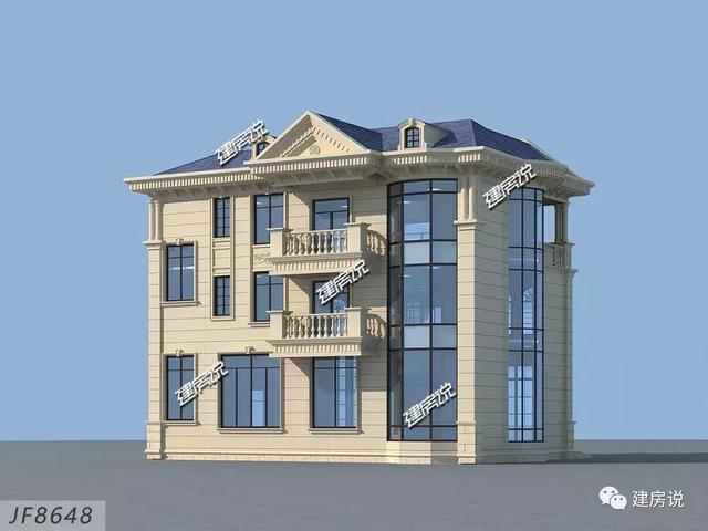 高貴氣派的別墅設計圖，建一棟在村里，全村人關注的焦點。