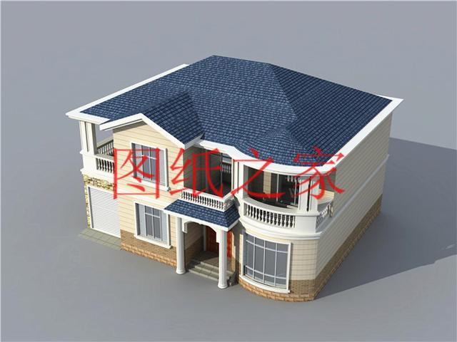 現代風二層別墅設計圖，180平只要35萬，心動不如行動！