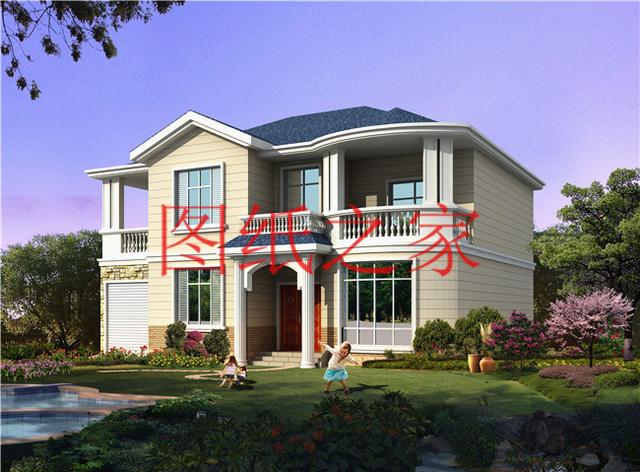 現代風二層別墅設計圖，180平只要35萬，心動不如行動！