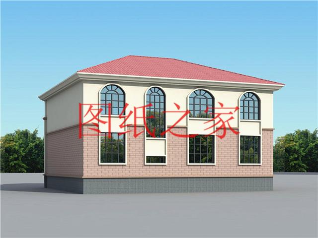 現代風二層別墅設計圖，180平只要35萬，心動不如行動！