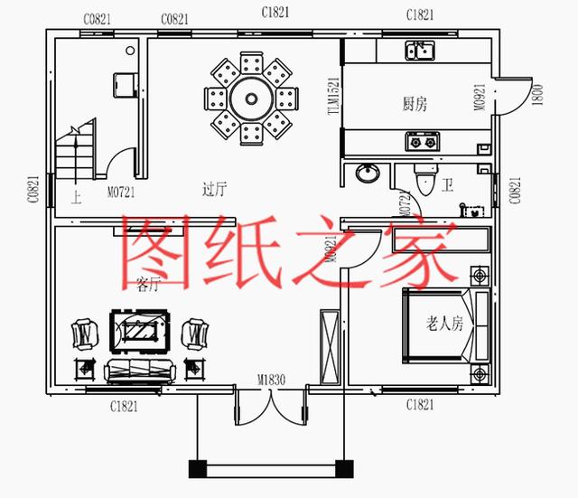 開間只有10米，占地不到100平的三層別墅設計圖，霸氣外漏！
