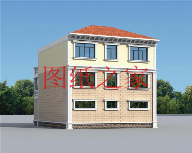 開間只有10米，占地不到100平的三層別墅設計圖，霸氣外漏！