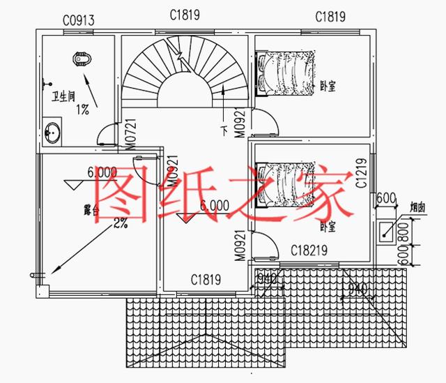 開間只有10米，占地不到100平的三層別墅設計圖，霸氣外漏！