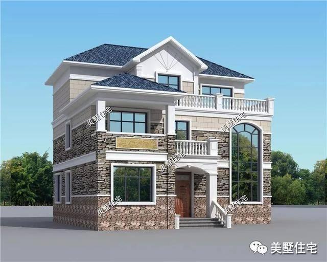 三款三層別墅設計圖，造型美觀大方，最接地氣！