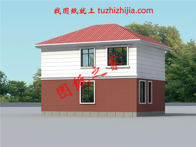 農村15萬元二層小樓圖，共4間臥室