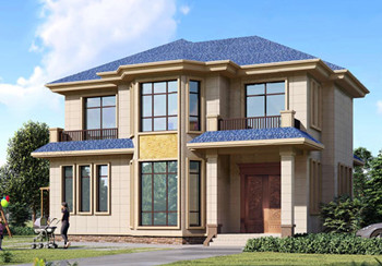 經(jīng)濟(jì)實(shí)用二層樓房設(shè)計(jì)圖紙，功能布局多，12×11米