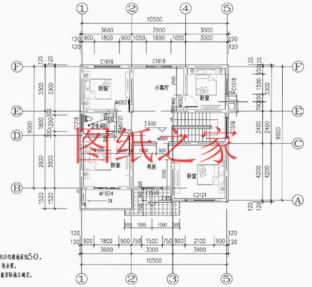 時尚小戶型獨棟二層別墅圖，占地100平左右，夠用也不浪費！
