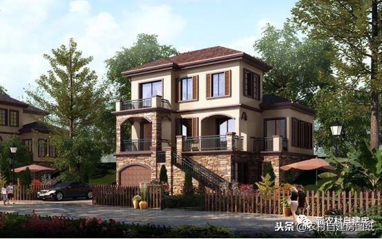 5款新風尚歐式自建房戶型圖，造價感人絕不會踩雷