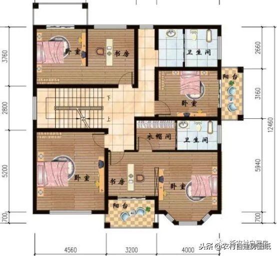 5款新風尚歐式自建房戶型圖，造價感人絕不會踩雷