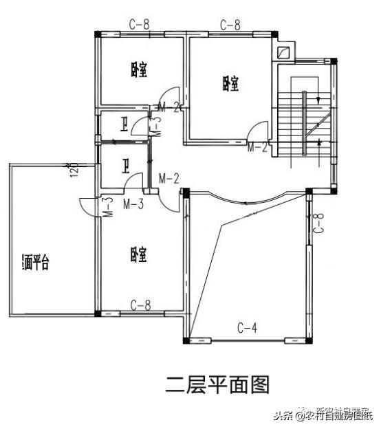 可做雙拼可做獨棟的自建房戶型圖，建一棟姑娘踏破你家門檻