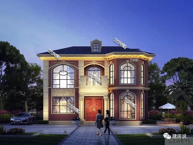 這款二層自建房別墅造價只需40萬（附方案），誰還去城市買房