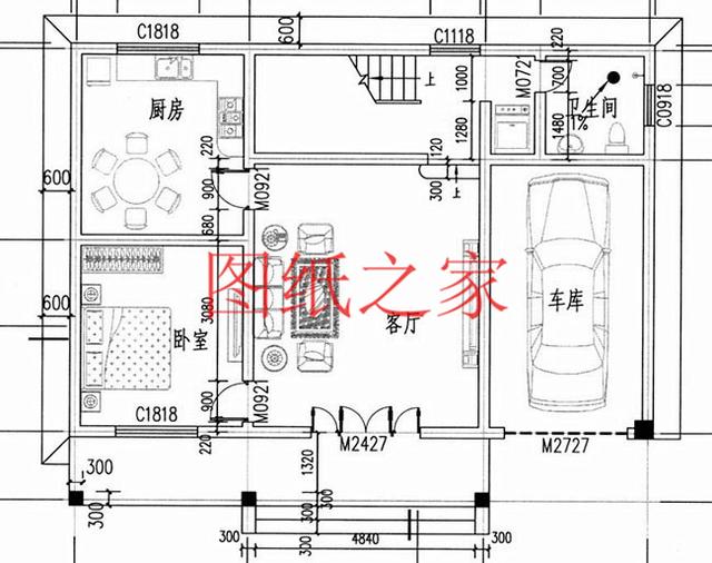 戶型方正的二層別墅圖，占地120平進深9米多，非常符合農(nóng)村需求！