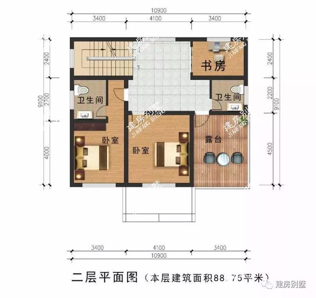 造價預算20萬內的鄉村別墅設計圖，建來給爸媽養老，他們鐵定開心