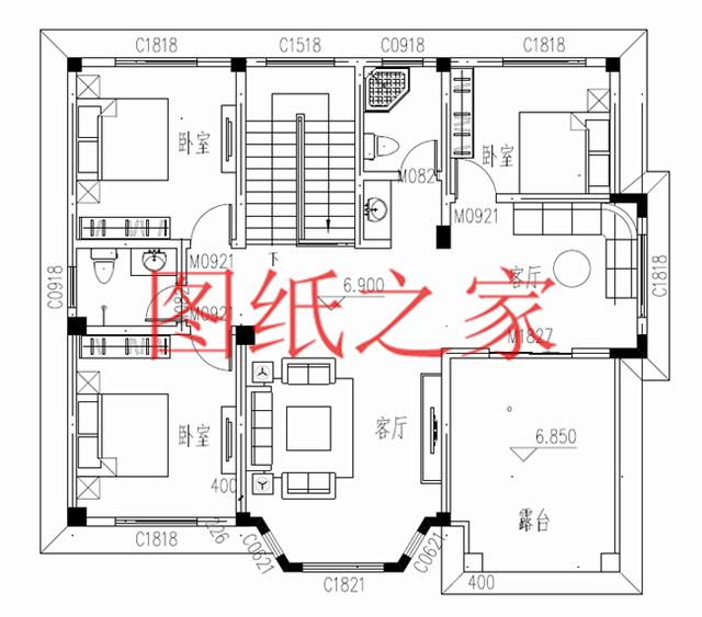 最受歡迎的三層別墅設計圖，12X11米戶型方正，美觀又實用！