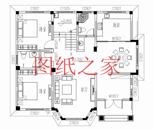 最受歡迎的三層別墅設計圖，12X11米戶型方正，美觀又實用！
