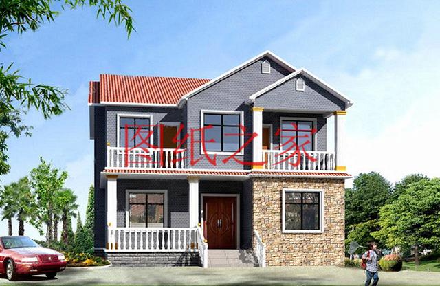 6套農村二層小別墅，11X10、10X11米兩種戶型，造價只要20多萬！