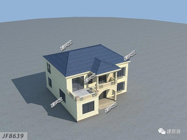 這套實用又漂亮的二層別墅設計圖，高端大氣上檔次，一點不輸高層