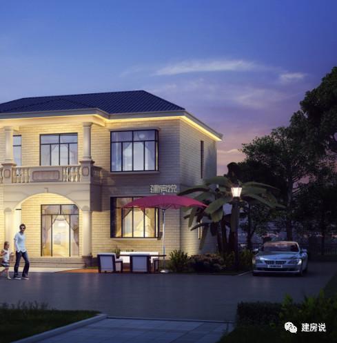 這套實用又漂亮的二層別墅設計圖，高端大氣上檔次，一點不輸高層