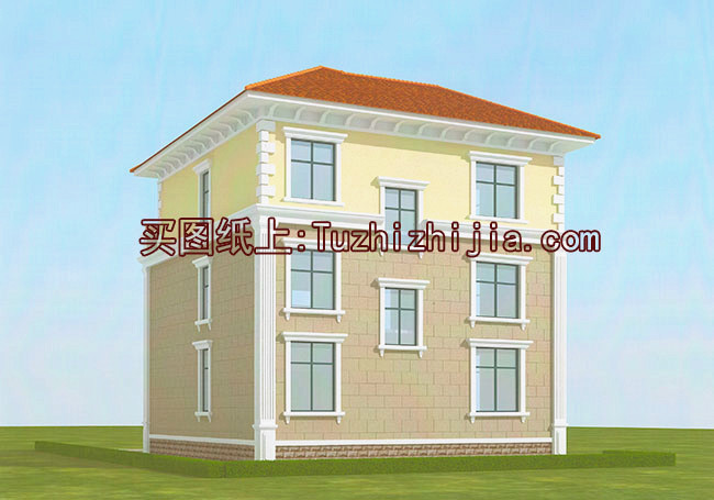 新農村三層樓房設計圖,造價17萬圖片含設計，簡單好看還省錢！