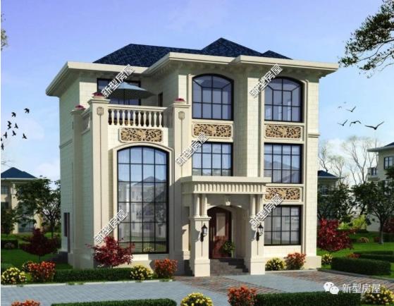 客廳挑空的小別墅到底有多漂亮？單看外觀我就給99個贊