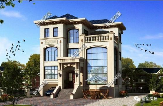 客廳挑空的小別墅到底有多漂亮？單看外觀我就給99個贊