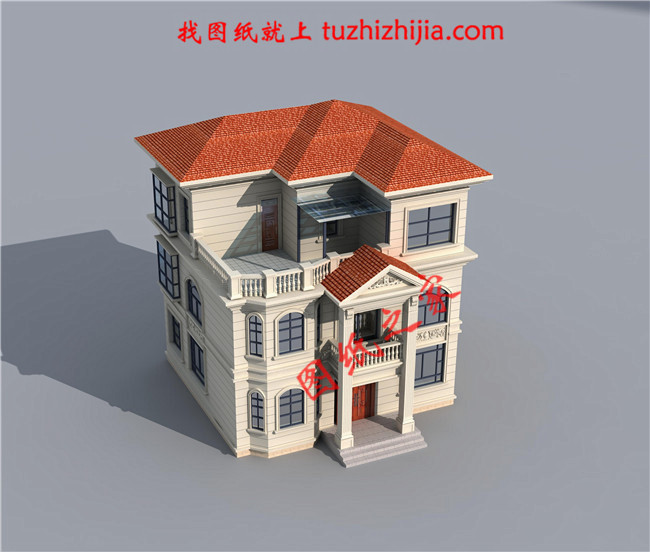 經(jīng)濟型農(nóng)村二層半別墅房屋設(shè)計圖，只要30萬就能建成！