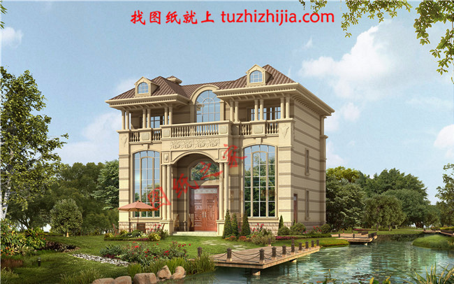 經(jīng)濟型農(nóng)村二層半別墅房屋設(shè)計圖，只要30萬就能建成！