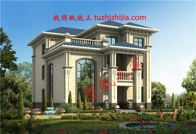 經(jīng)濟型農(nóng)村二層半別墅房屋設(shè)計圖，只要30萬就能建成！