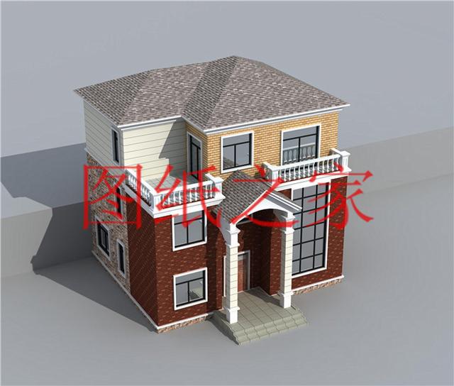 10X12、12X10米兩種尺寸的120平農村三層別墅，造價只要30多萬！